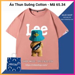 Áo thun nữ form rộng tay lỡ, áo phông rộng tay ngắn dáng unisex, mleeshop