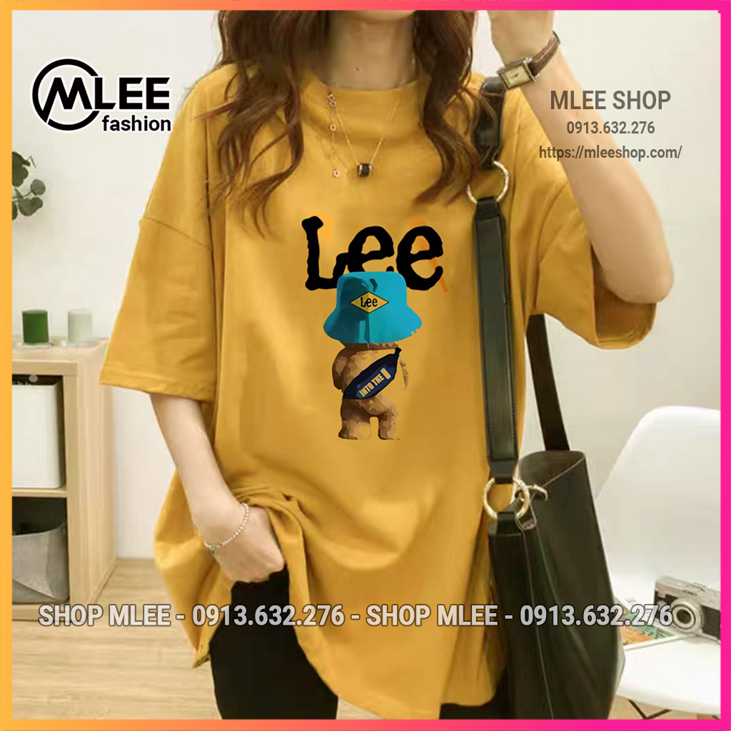 Áo thun nữ form rộng tay lỡ, áo phông rộng tay ngắn dáng unisex, mleeshop