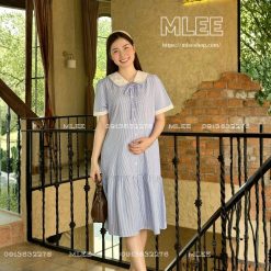 váy bầu kẻ