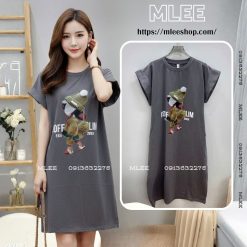 váy bầu suông cotton