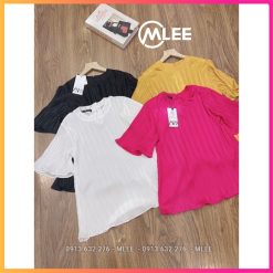 Áo bầu suông kiểu dập ly
