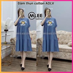 Váy bầu suông cotton