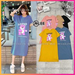 Đầm cotton suông LOTSO