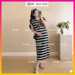 Váy bầu hè dáng suông