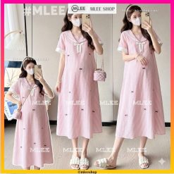 Đầm Bầu Công Sở Hàn Quốc