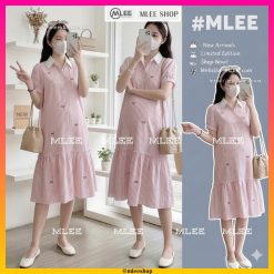 Đầm Bầu Công Sở Nhẹ Mát