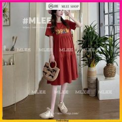 Đầm Bầu Suông cotton