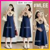 Đầm Bầu Công Sở Phối Nơ